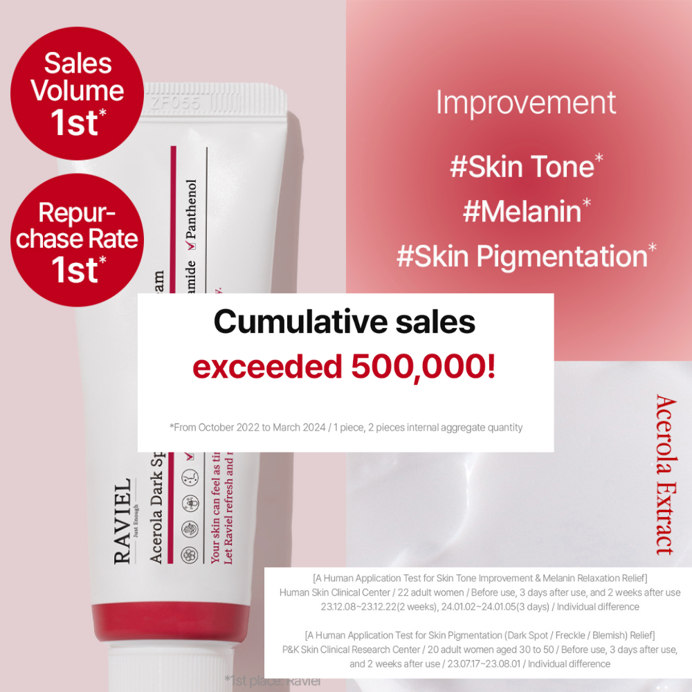 Raviel Acerola Dark Spot & Blemish Care Cream 50ml