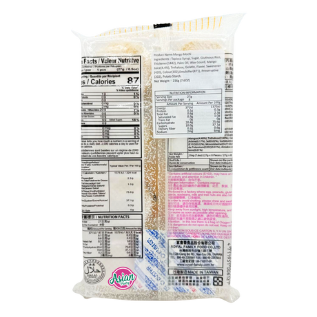 Royal Family Mango Mochi 8pcs 216g