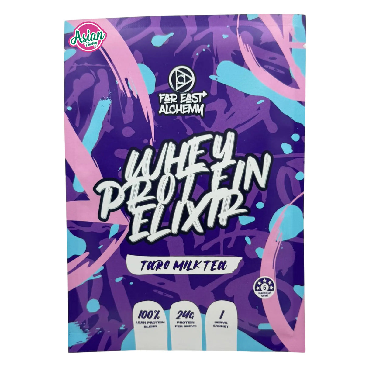 Far East Alchemy Whey Protein Elixir Taro Milk Tea (Single Serve) 33g