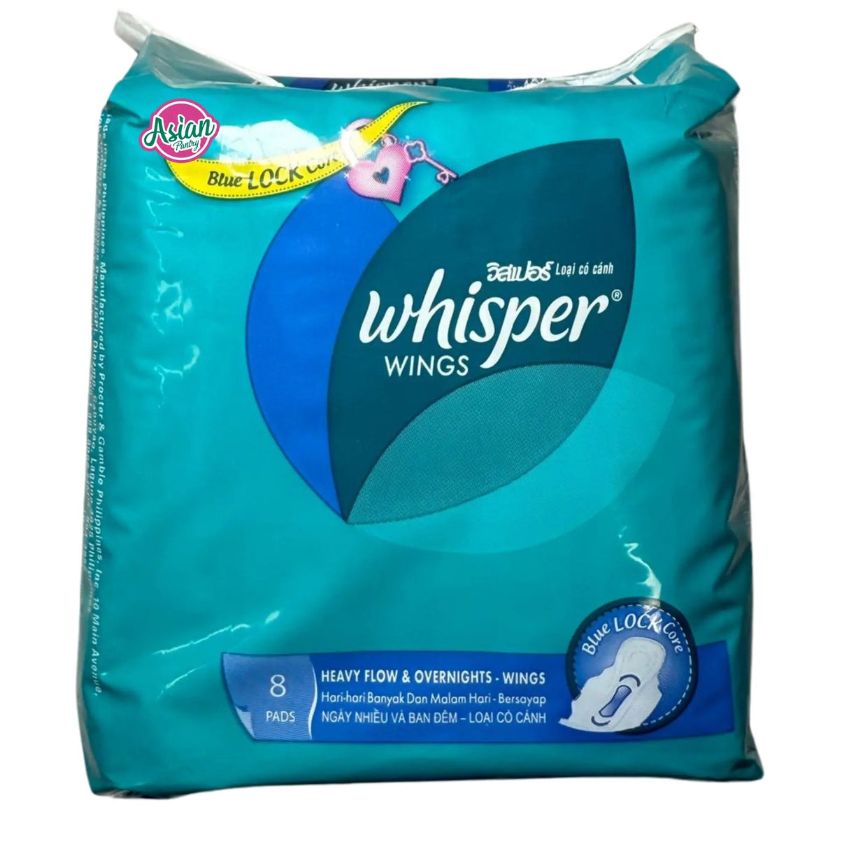 Whisper Heavy Flow & Overnight Wing 74g