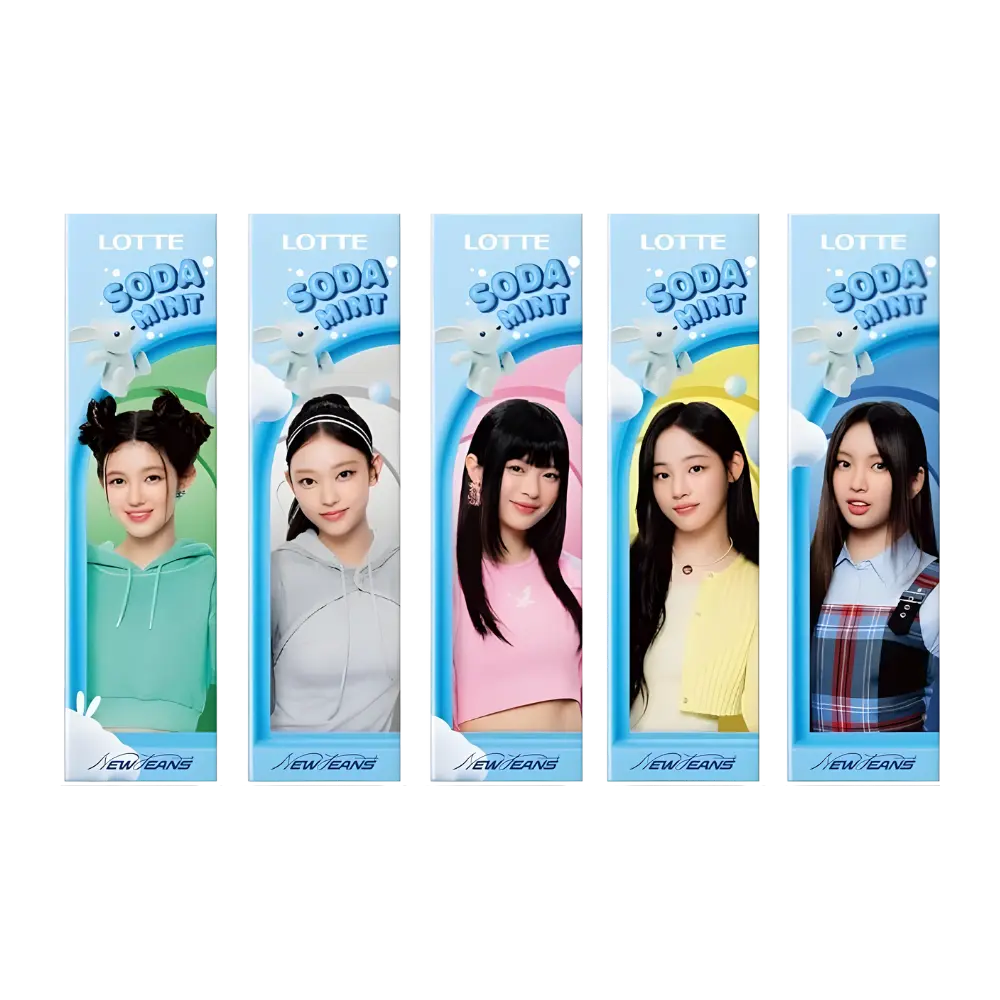 Lotte NewJeans Soda Mint Gum (Random Member) 26.1g