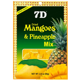 7D Dried Mangoes & Pineapple Mix 80g