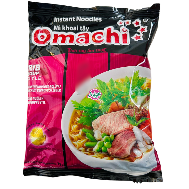 Omachi Noodles Rib Soup Flavour 79g