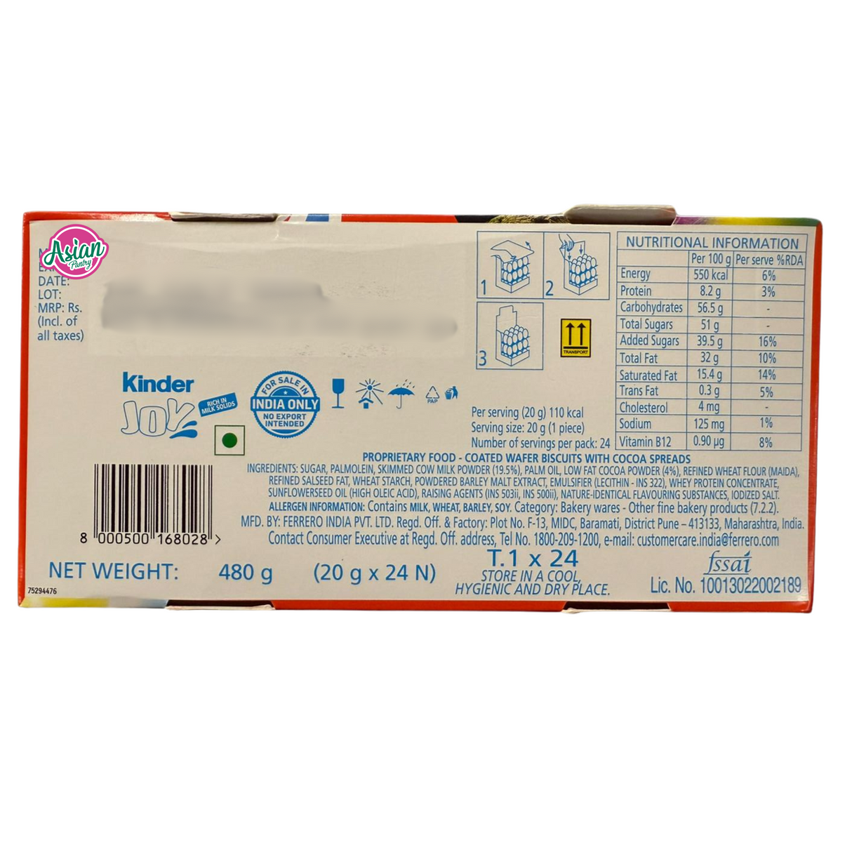 Kinder Joy 蓝色 20g