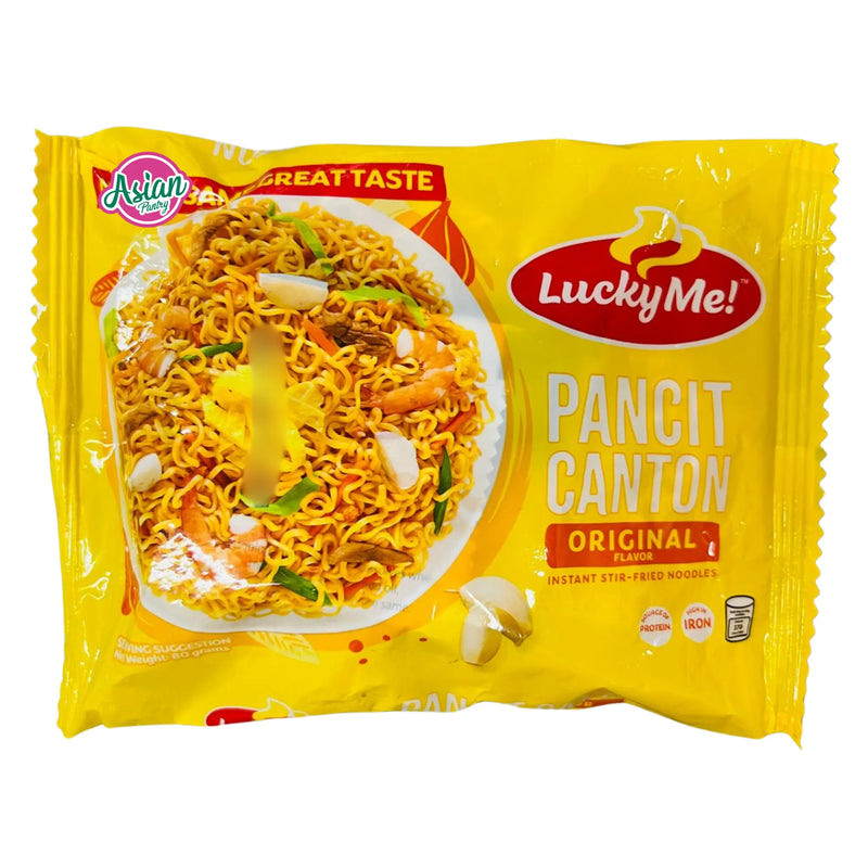 Lucky Me! Pancit Canton Sweet & Spicy Instant Stir-Fried Noodle  80g