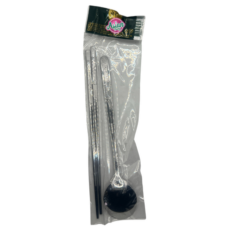 Rose Korean Spoon & Chopstick Set