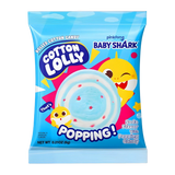Cotton Lolly Rolled Cotton Candy Baby Shark Soda Flavour with Popping Candy 6g