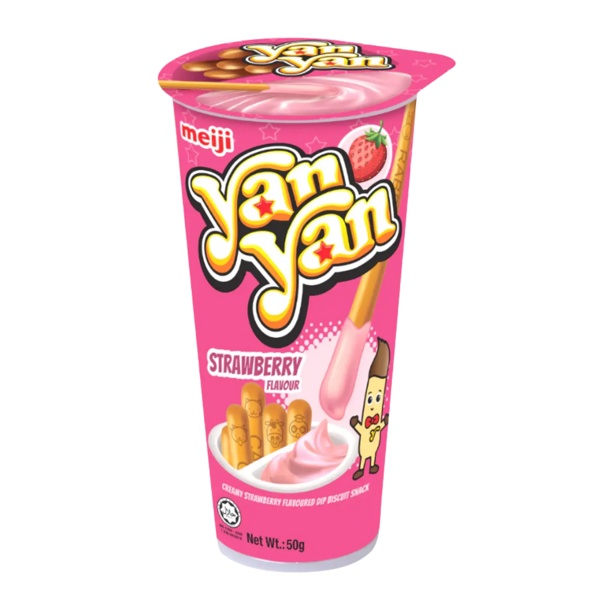 Meiji Yan Yan Strawberry Dip 50g