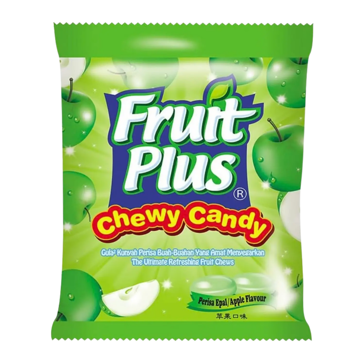 Fruit Plus Chewy Candy Apple Flavour 120g