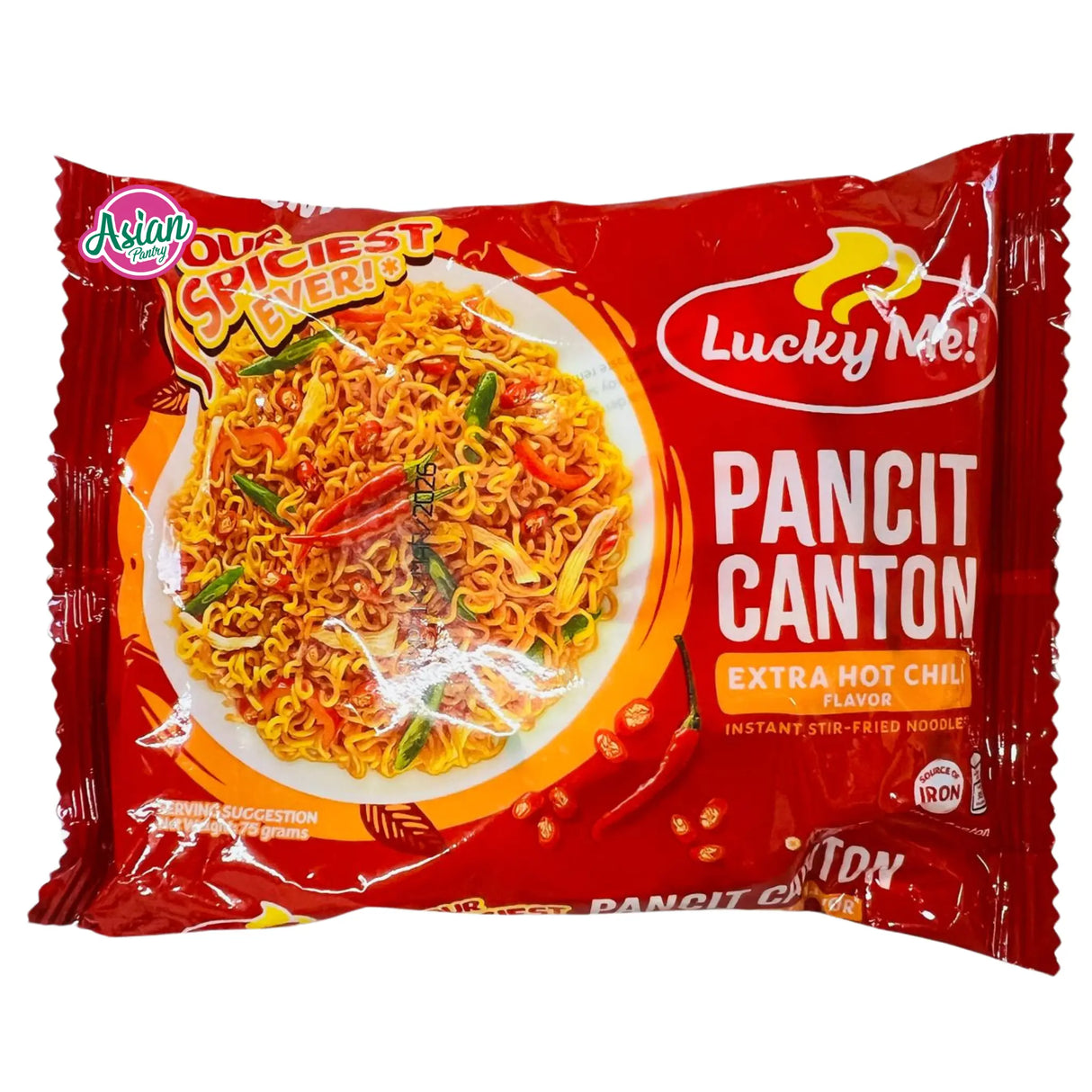 Bertuah Saya! Pancit Canton Mee Goreng Segera Cili Pedas Tambahan 75g