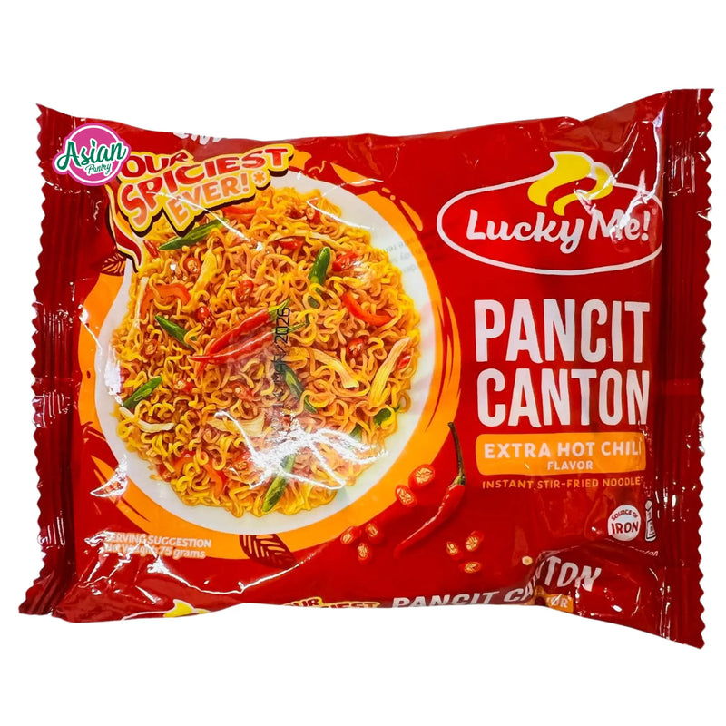 Lucky Me! Pancit Canton Extra Hot Chilli Instant Stir-Fried Noodle 75g