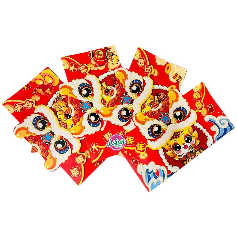 SL Lucky Money Red Pocket For New Year Festival 4PK (Random)