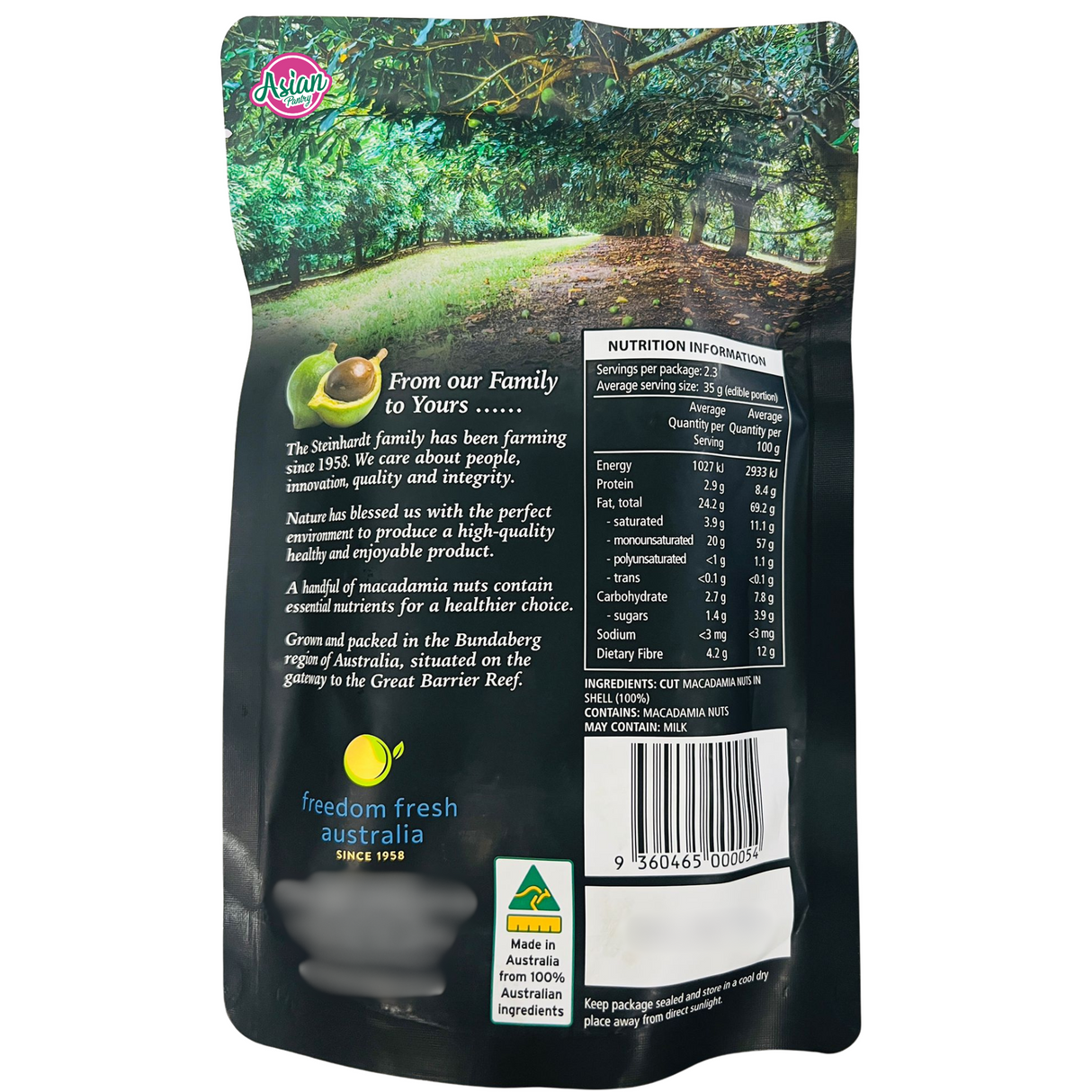 Golden Crunch (Happy Nut) Australian Dry Roasted Macadamias 225g