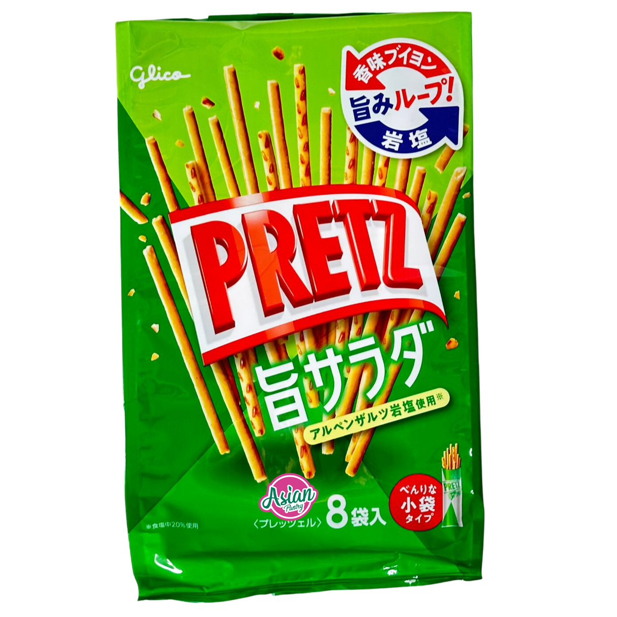Glico Pretz Salad 8pkt 118g
