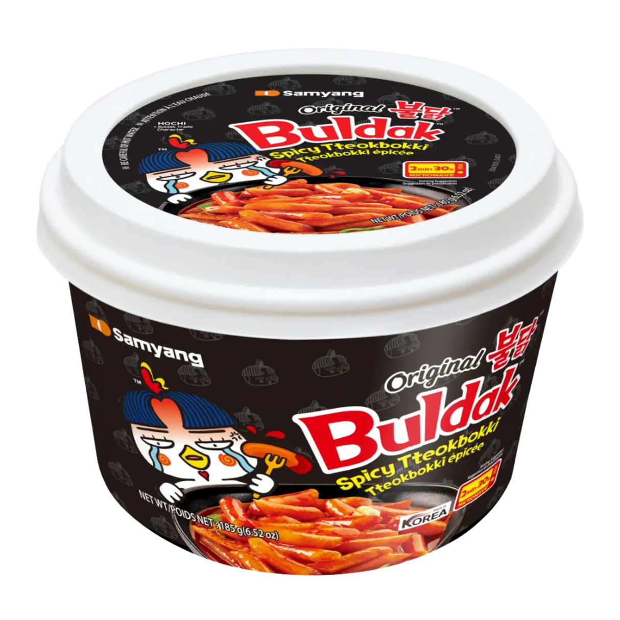Samyang Buldak Hot Chicken Flavour Tteokbokki Bowl 185g