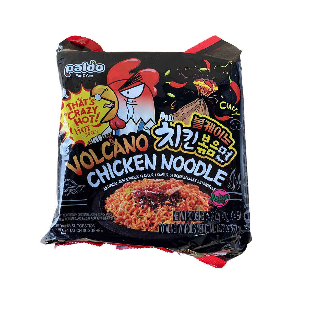 Paldo Volcano Spicy Chicken Noodle