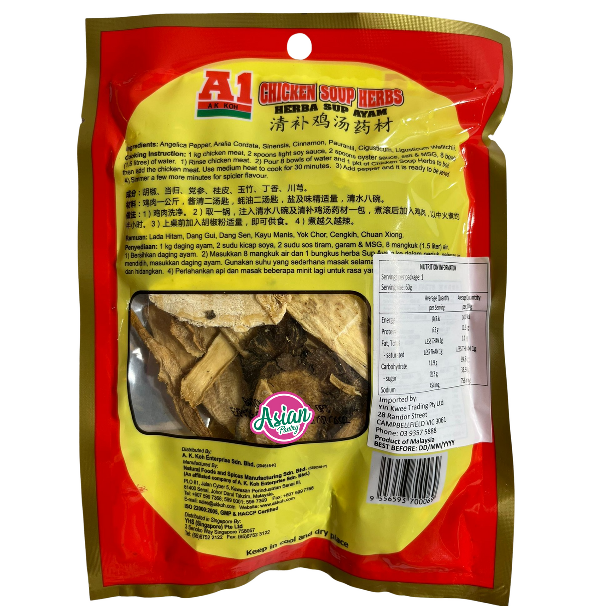 Action One Chicken Soup Herbs 60g