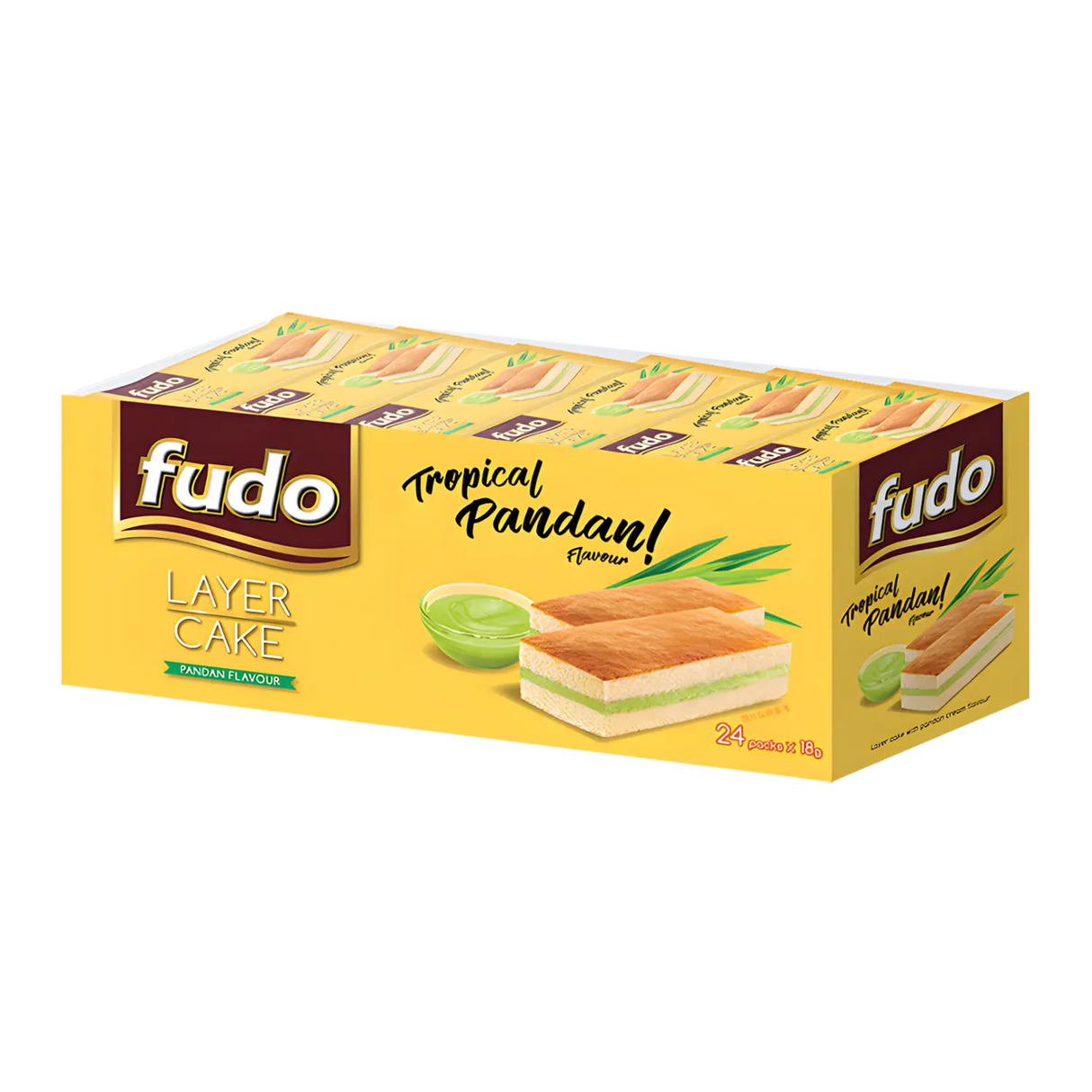 Fudo 热带班兰千层蛋糕 24P 432g