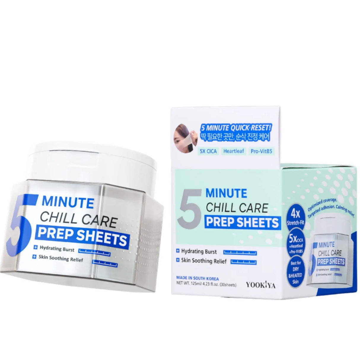 Yookiya 5 Min. Chill Care Prep Sheet 120ml