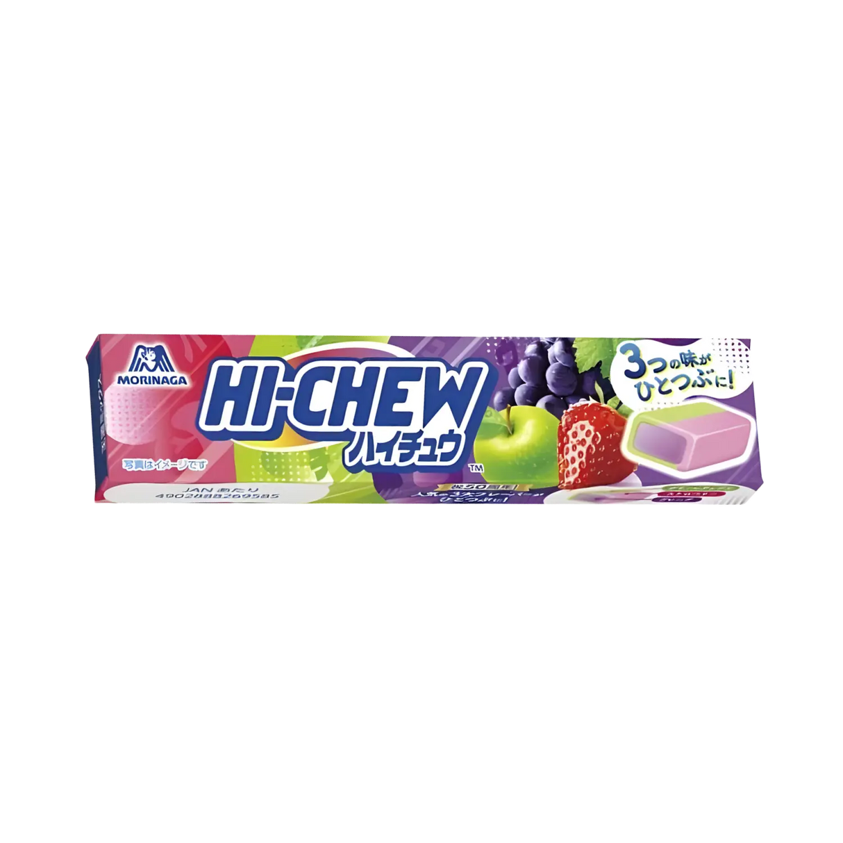 UHA Hi-Chew Buah Campuran Gula-gula Lembut 55.2g