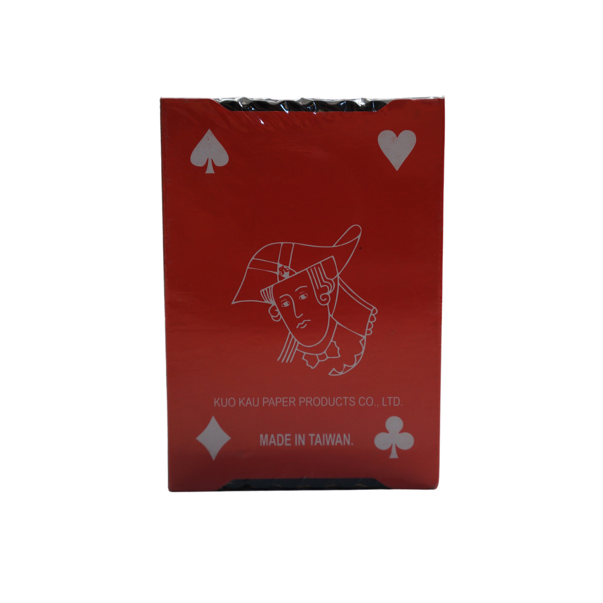 Royal All Plastic Playing Cards Red 54pcs