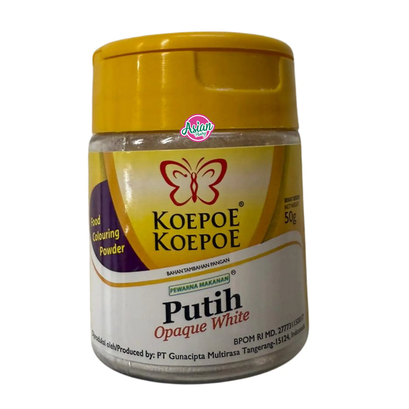 Koepoe Koepoe Food Colouring Powder - Opaque White/Putih 50g