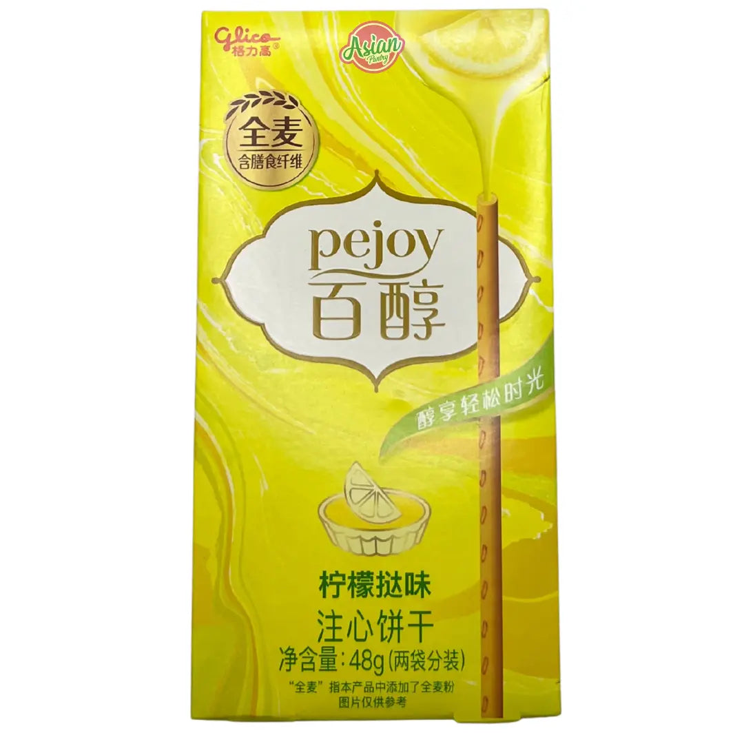 Glico Pejoy Lemon Flavoured Filling Cookies 48g