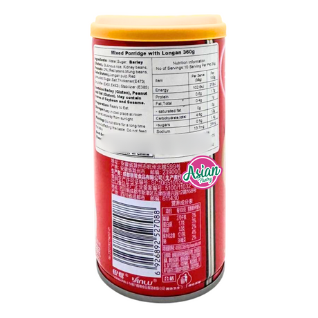 YinLu Mixed Porridge with Longan (Eight Treasure Porridge) 360g