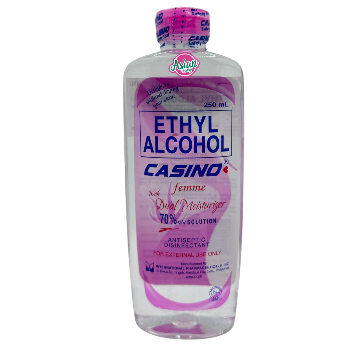 Casino 70% 乙醇女性香水，含双重保湿成分，250 毫升