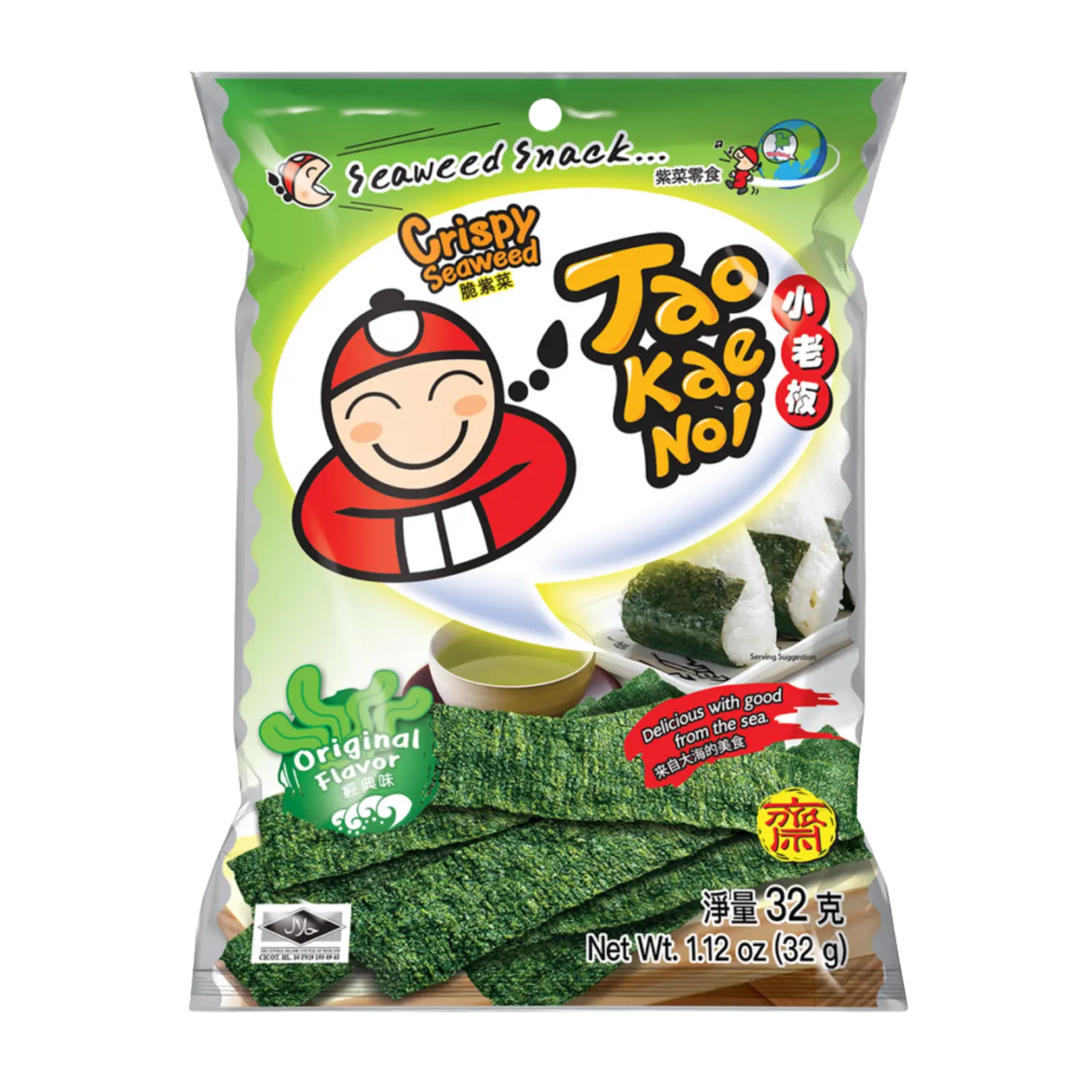 陶凯诺脆皮海藻原味 32g