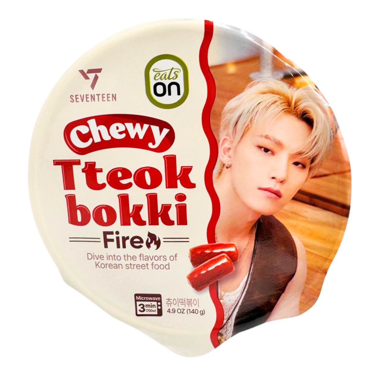 HY SEVENTEEN Chewy Tteokbokki Sweet & Spicy (Random Member) 140g