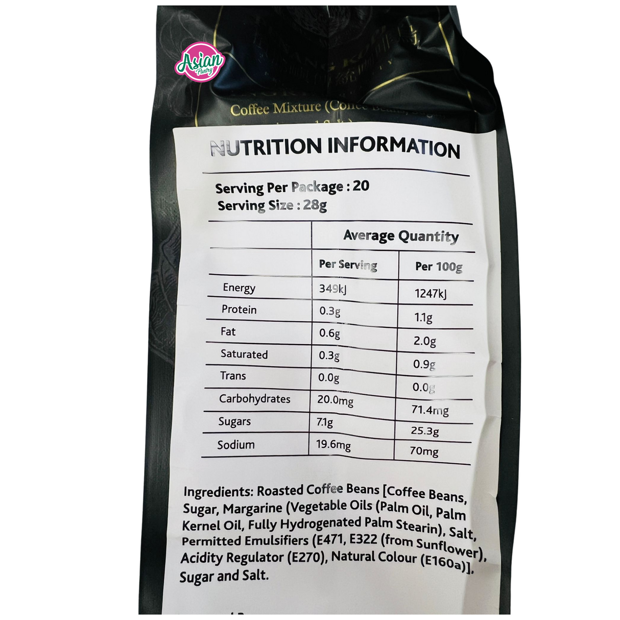 Sin Boon Kee Penang Kopi-O 2 dalam 1 Kualiti Premium (Hitam) 560g