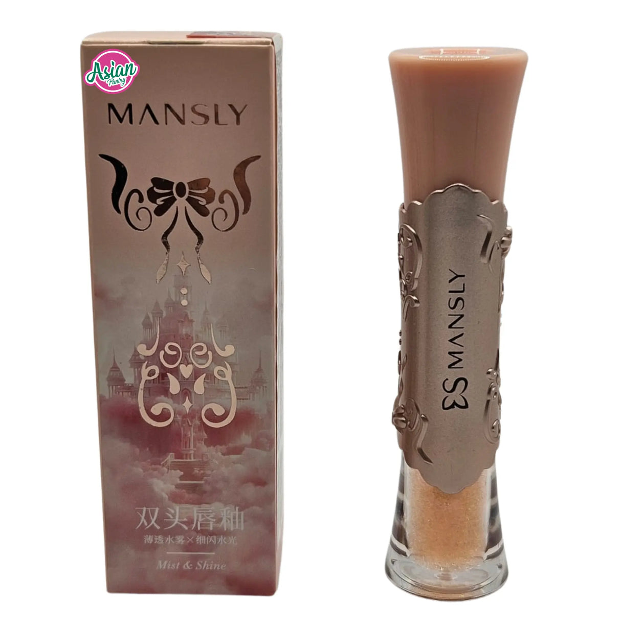 Mansly Water Mist & Shine Lip Gloss #01