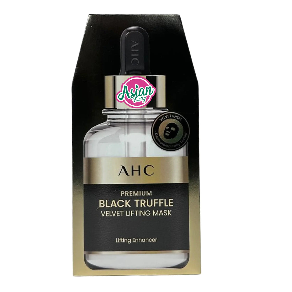 Topeng Pengangkat Baldu Truffle Hitam Premium AHC (30g x 5 helai) 150g