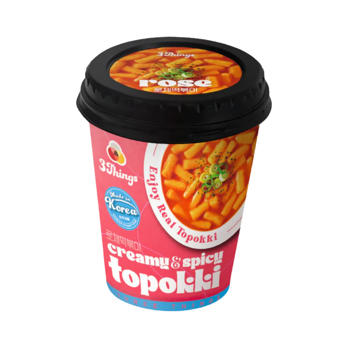 3Things Topokki Tteokbokki Creamy & Spicy 145g