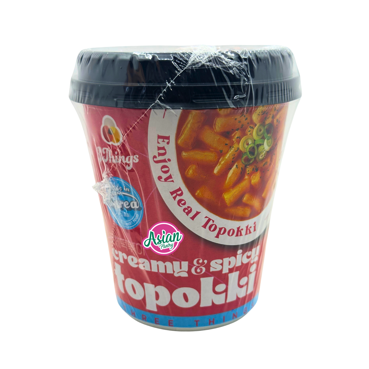 3Things Topokki Tteokbokki Creamy & Spicy 145g