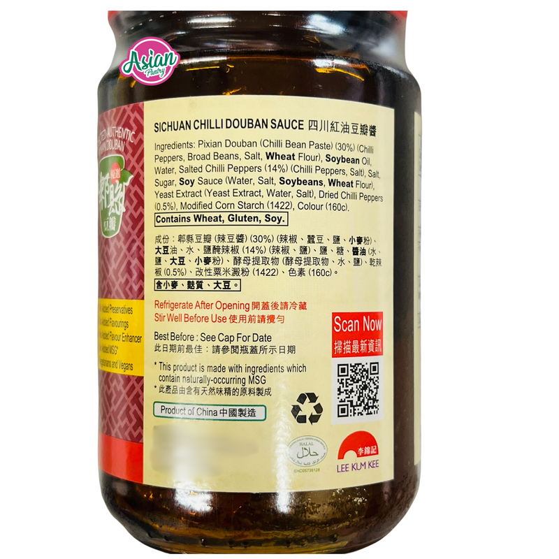 Lee Kum Kee Sichuan Chilli Douban Sauce 350g