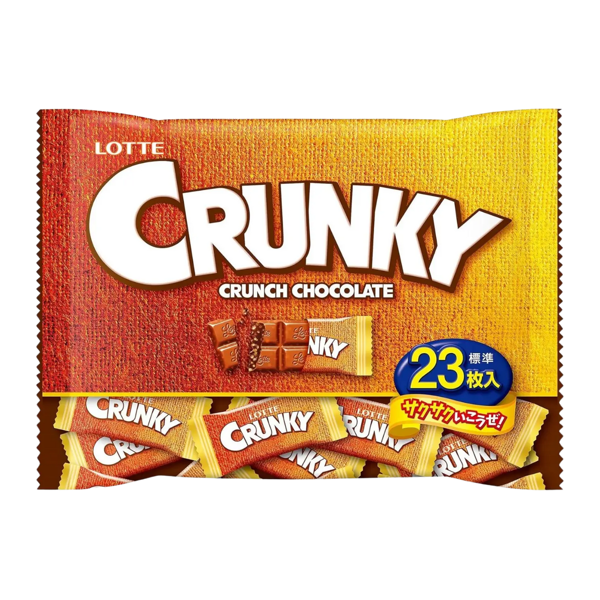Lotte Crunky Crunch Chocolate 81g