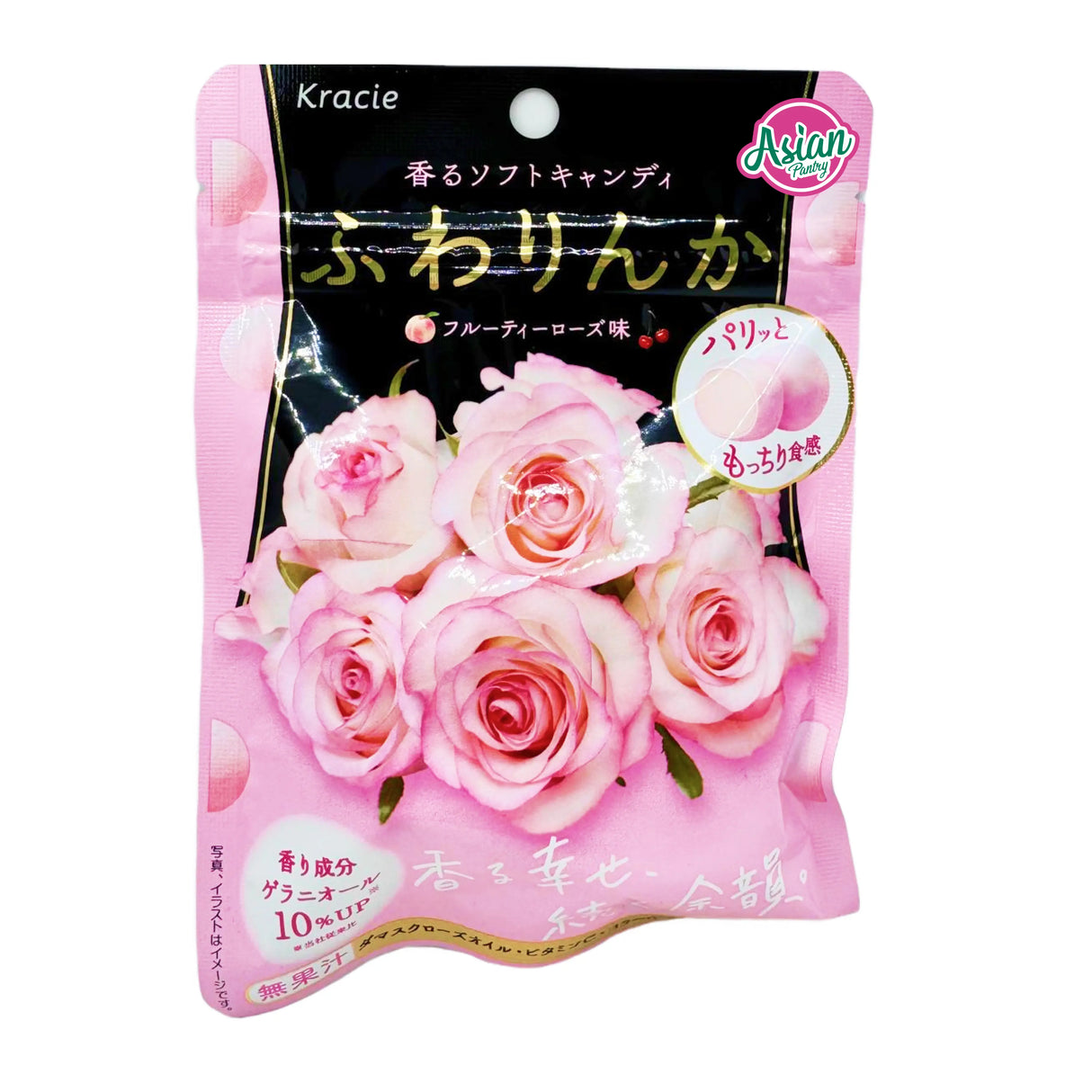 Kracie Soft Candy Strawberry Rose 35g