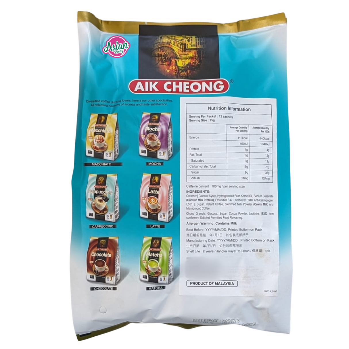 Aik Cheong Cappuccino 306g