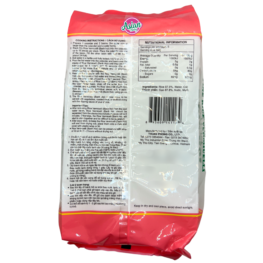 Lotus Essence Banh Hoi Fine Rice Vermicelli 340g