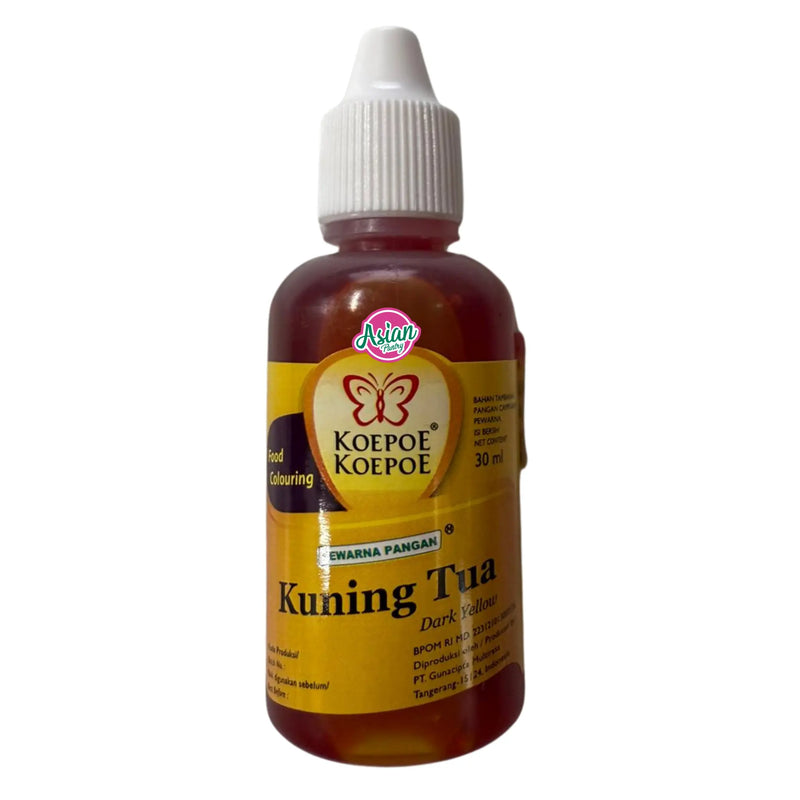 Koepoe Koepoe Food Colouring - Dark  Yellow/Kuning Tua 30ml