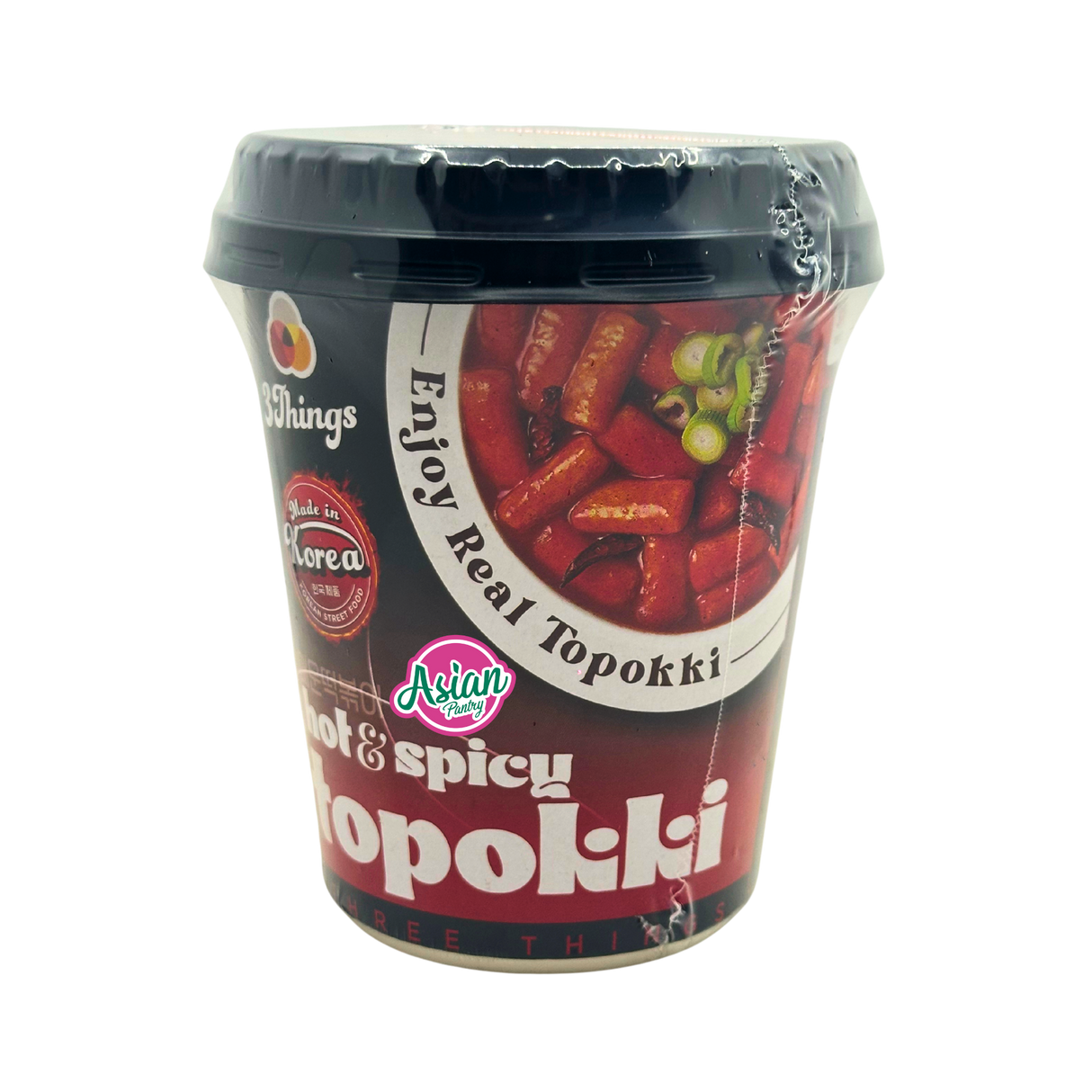 3Things Topokki Tteokbokki Hot & Spicy 139g