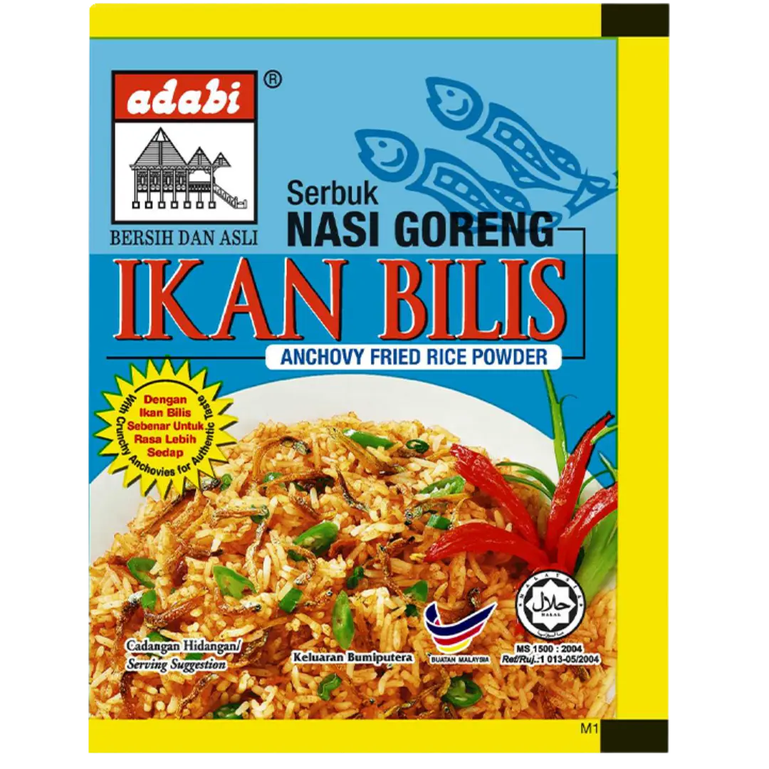 Serbuk Adabi Ikan Bilis Nasi Goreng 17g