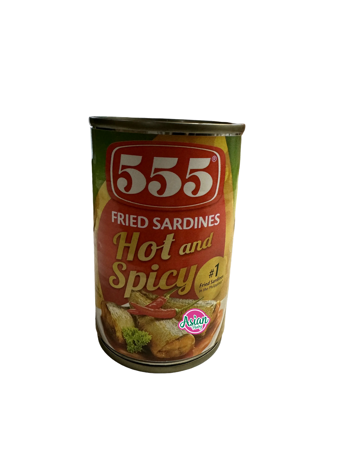 555 Ikan Sardin Goreng Panas &amp; Pedas 155g
