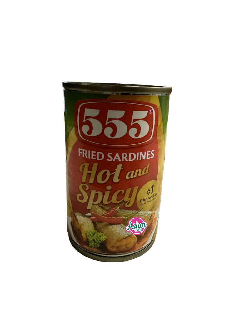 555 Fried Sardines Hot & Spicy 155g