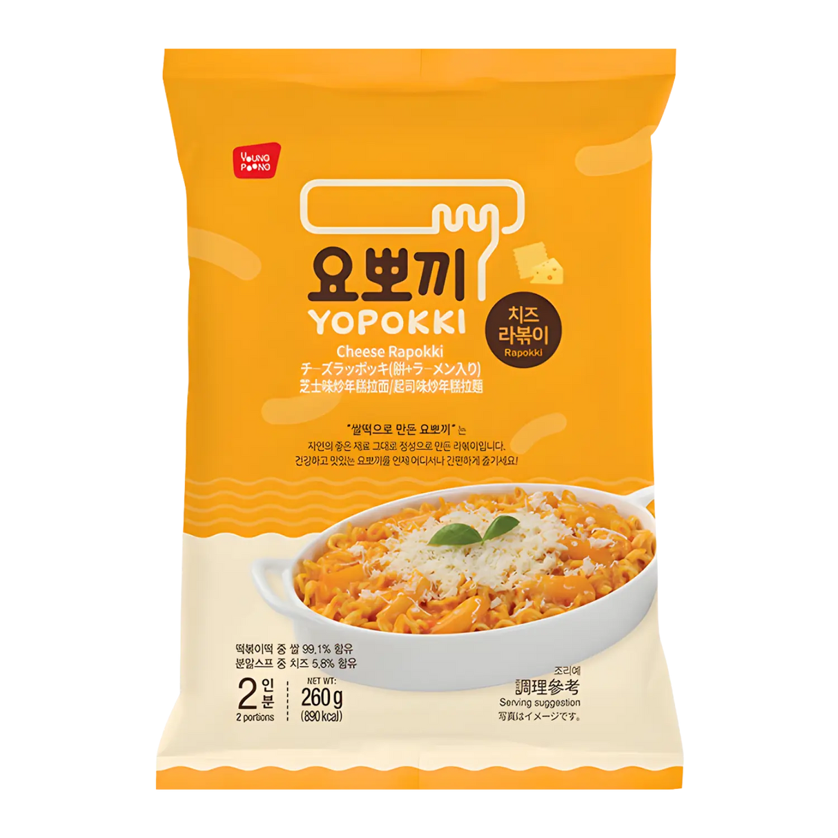 Yopokki 芝士拉波奇 260g