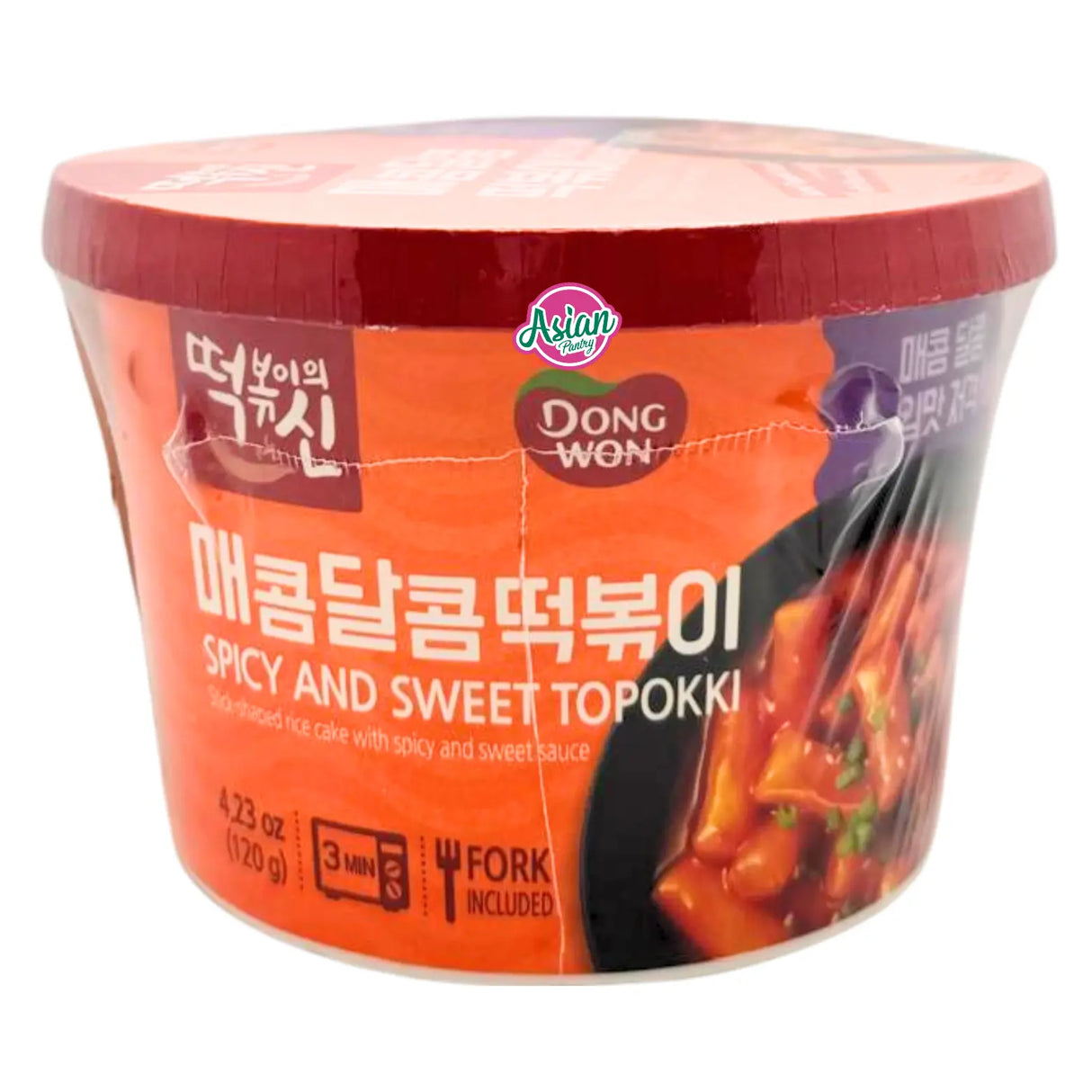 Dongwon Rice Cake (Spicy & Sweet Tteokbokki-Cup) 120g