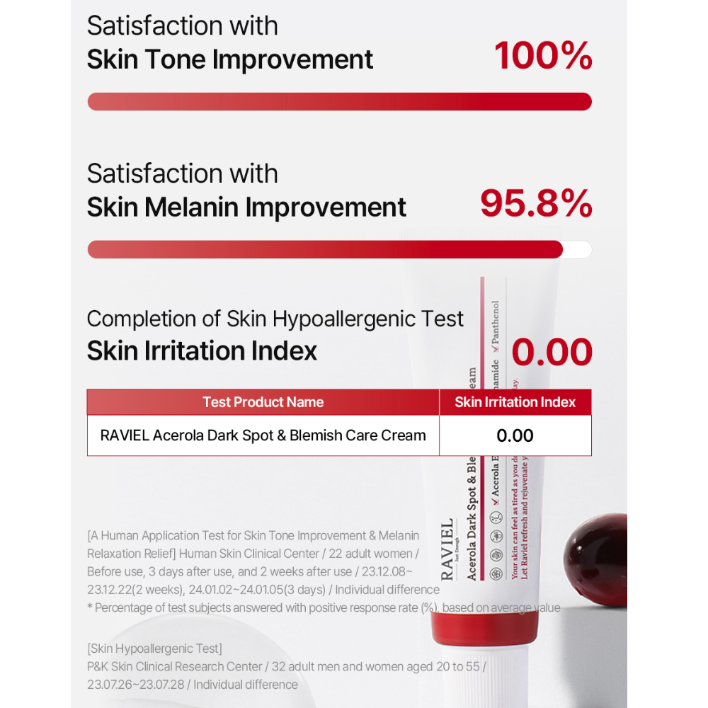 Raviel Acerola Dark Spot & Blemish Care Cream 50ml