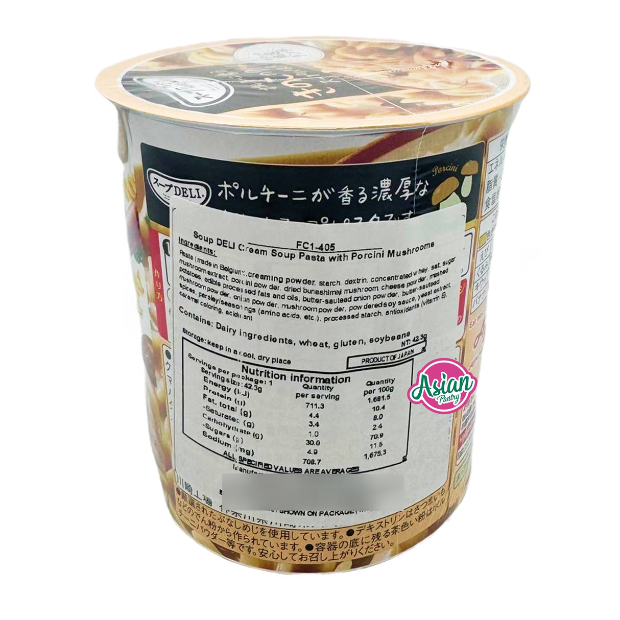 Ajinomoto Soup Deli Soup Pasta with Porcini 43.5g